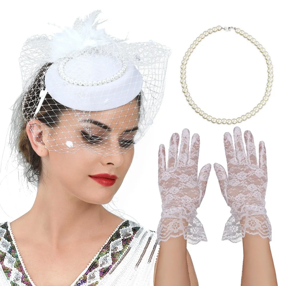 Retro Exquisite Mesh Feather Headband Pearl Sweet Vintage Fascinator Hat Headpiece Hair Clip Bride Headdress Wedding
Retro Exquisite Mesh Feather Headband Pearl Sweet Vintage Fascinator Hat Headpiece Hair Clip Bride Headdress Wedding