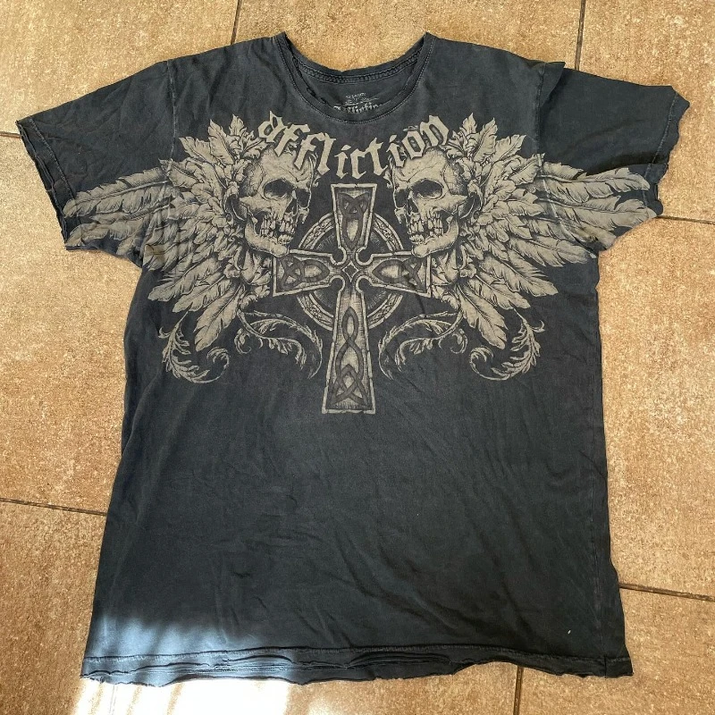 Y2K Fashion Harajuku Skull Print T-shirt Short Sleeve Street New Vintage Popular Casual Joker Sweatshirt Short Sleeve Unisex Top
Y2K Fashion Harajuku Skull Print T-shirt Short Sleeve Street New Vintage Popular Casual Joker Sweatshirt Short Sleeve Unisex Top