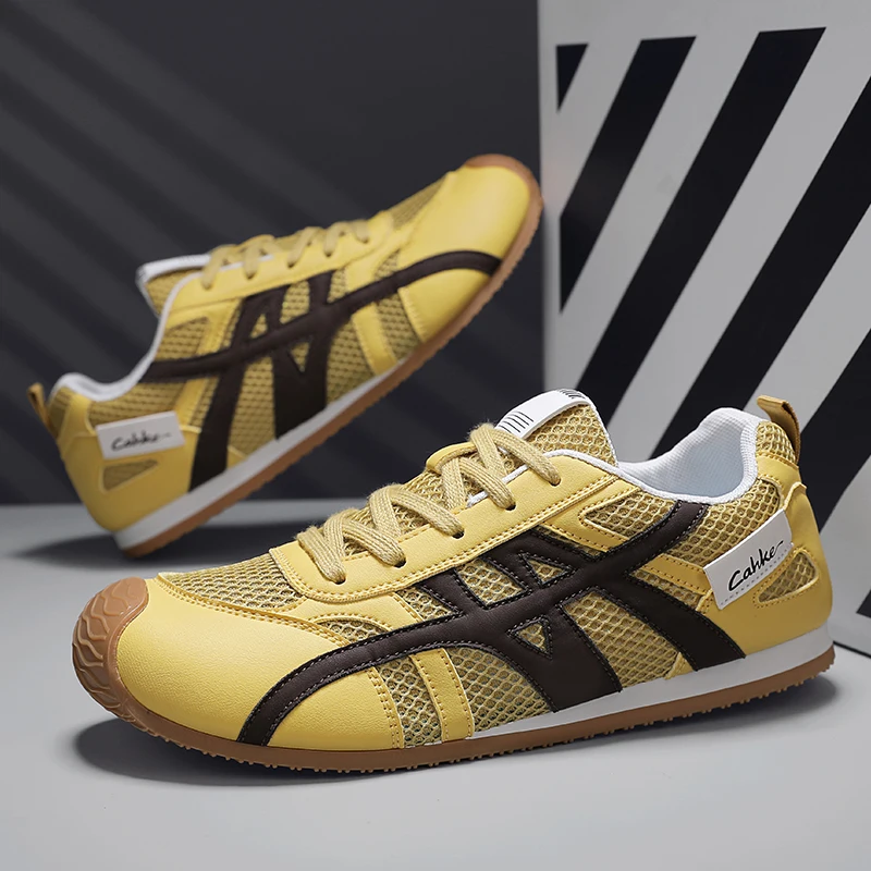 Trend Yellow Men's Summer Sneakers Mesh Breathable Casual Sneakers Male Comfortable Flat Sneakers Man Trainers zapatillas hombre
Trend Yellow Men's Summer Sneakers Mesh Breathable Casual Sneakers Male Comfortable Flat Sneakers Man Trainers zapatillas hombre