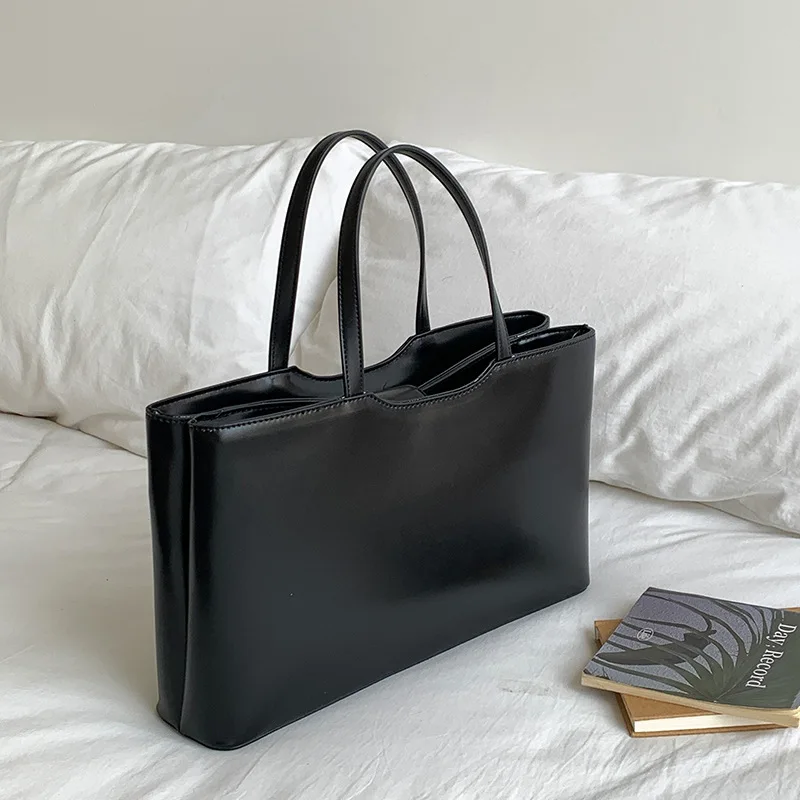 Trendy Female Briefcase PU Leather women Shoulder Laptop Bag Large Capacity Commuter Big Handbags black totes bolsos
Trendy Female Briefcase PU Leather women Shoulder Laptop Bag Large Capacity Commuter Big Handbags black totes bolsos