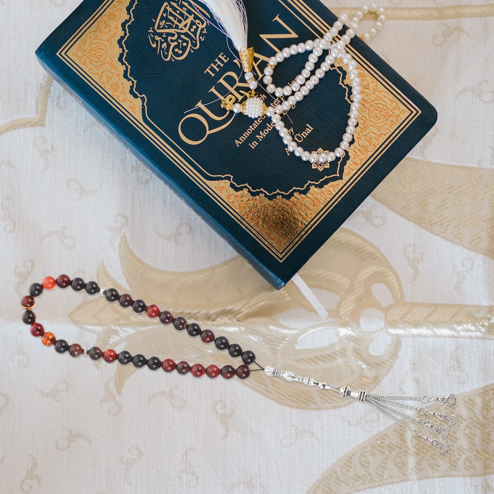 Natural Agate Beads Premium Islamic Prayer Hand Chain Durable Muslim Worry Beads Wedding Favor Gift Agate Rosary Religious
Natural Agate Beads Premium Islamic Prayer Hand Chain Durable Muslim Worry Beads Wedding Favor Gift Agate Rosary Religious