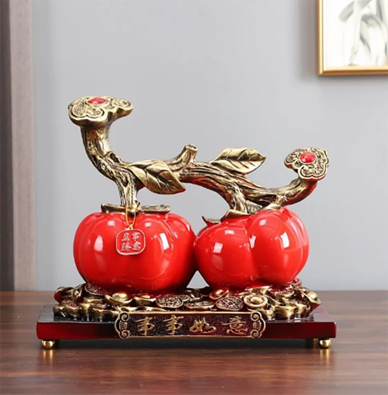 Persimmon Ornaments Resin Decoration Items Housewarming Gifts Home Room Table Sculpture Crafts Office Desk Fortune Accessories
Persimmon Ornaments Resin Decoration Items Housewarming Gifts Home Room Table Sculpture Crafts Office Desk Fortune Accessories