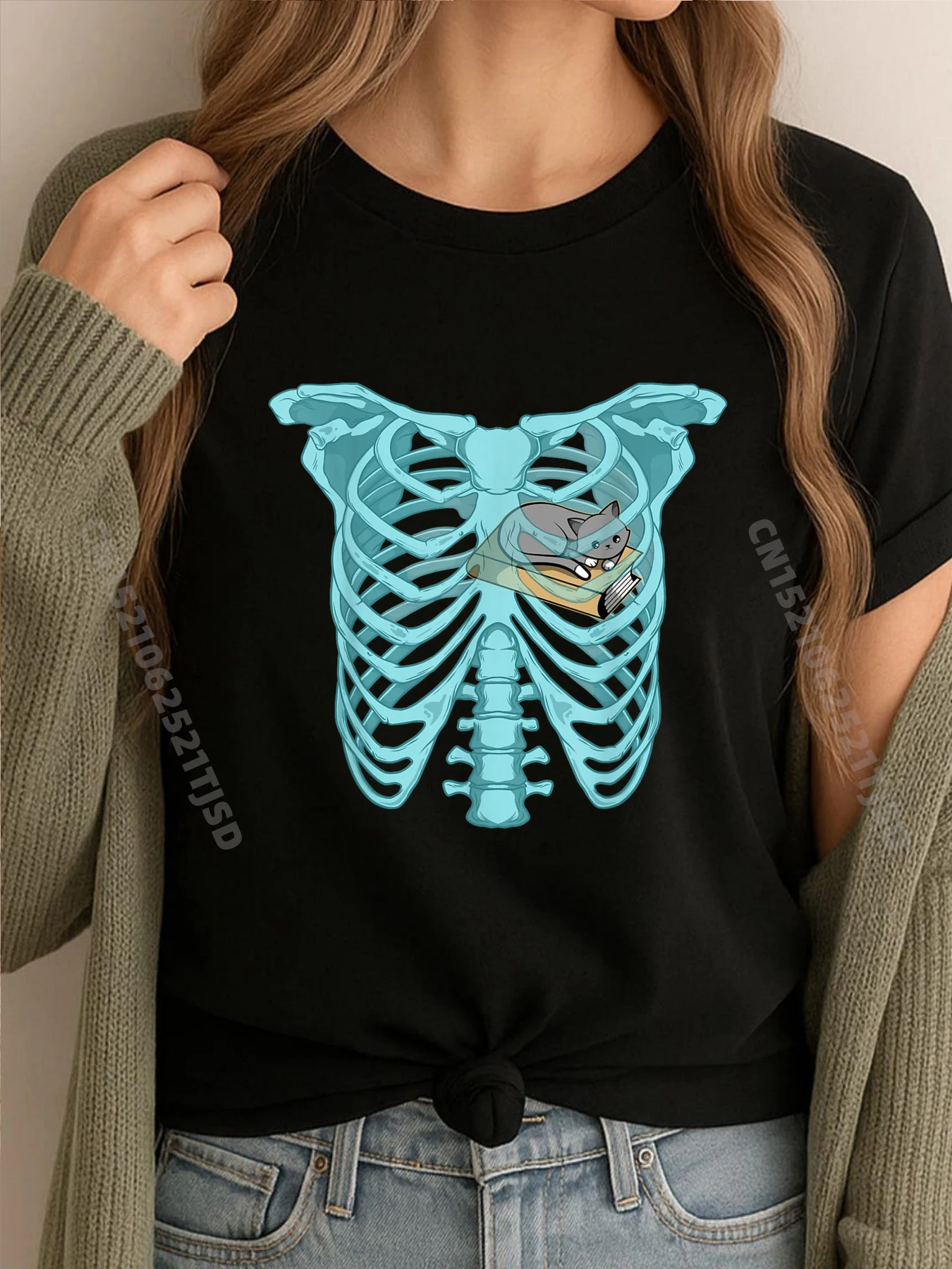 Skeleton Rib Cage Cats And Books Lover Funny Halloween Mens Korean Fashion Camisetas De Hombre Creative
Skeleton Rib Cage Cats And Books Lover Funny Halloween Mens Korean Fashion Camisetas De Hombre Creative