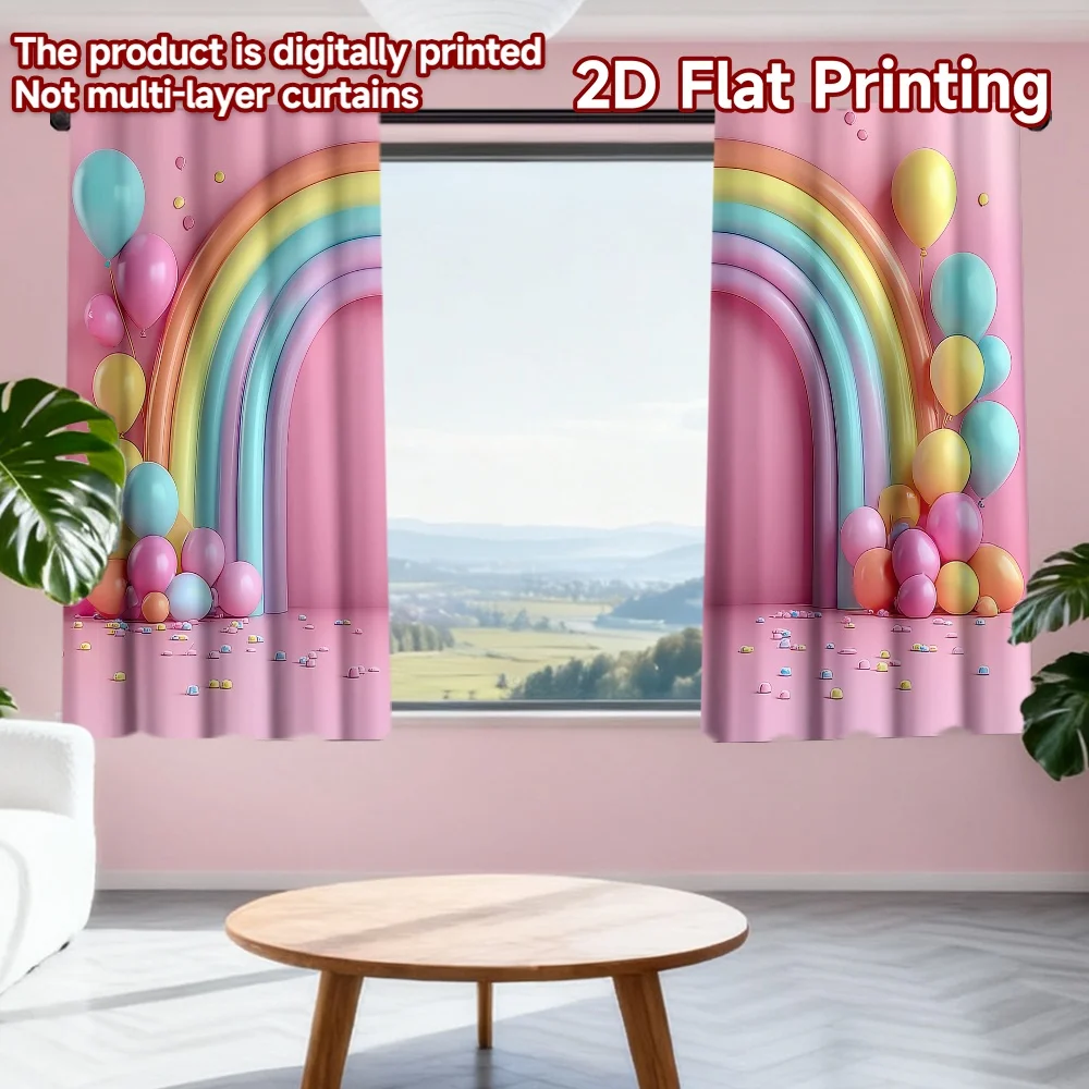 2D flat printing 2pcs Curtain Birthday Candy Balloon Arch Digital Printed Polyester Drapes Family Party Decoration Perfect for
2D flat printing 2pcs Curtain Birthday Candy Balloon Arch Digital Printed Polyester Drapes Family Party Decoration Perfect for