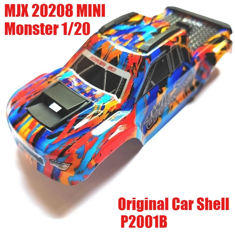 MJX 20208 MINI Monster 1/20 RC Автомобильные детали с дистанционным управлением Запчасти для внедорожников Оригинальный корпус автомобиля P2001B
MJX 20208 MINI Monster 1/20 RC Автомобильные детали с дистанционным управлением Запчасти для внедорожников Оригинальный корпус автомобиля P2001B
