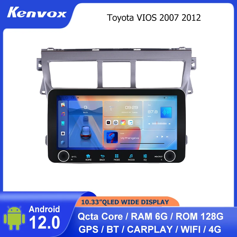 10.33" WIDE QLED 2 din Android Car radio For Toyota VIOS 2007 2012 Multimedia GPS Navigation Autoradio video head unit
10.33" WIDE QLED 2 din Android Car radio For Toyota VIOS 2007 2012 Multimedia GPS Navigation Autoradio video head unit