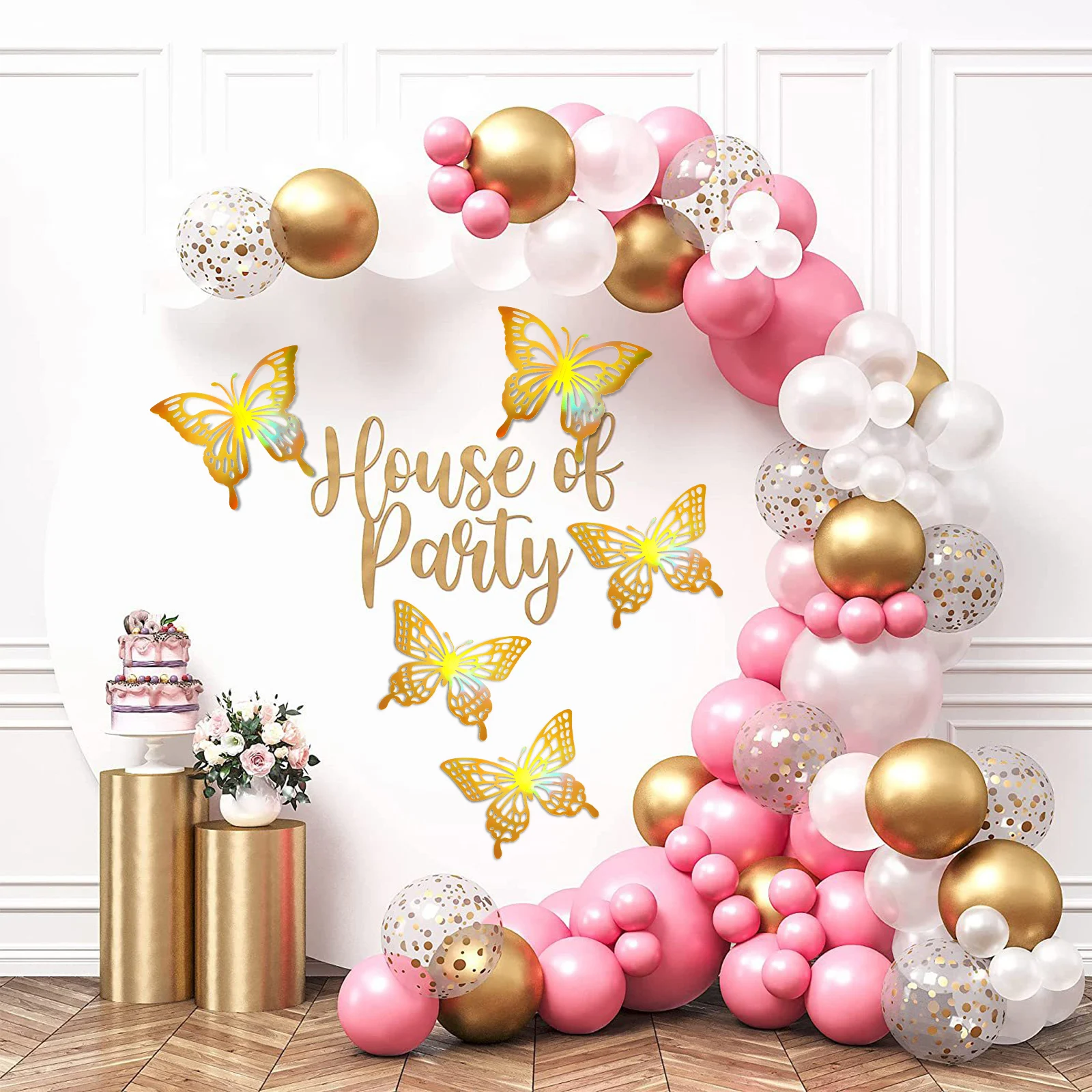 1 set Big Butterfly Decorations Paper Butterflies Wall Stickers Creative Party Wedding Decor Large Quantity Tear Resistant
1 set Big Butterfly Decorations Paper Butterflies Wall Stickers Creative Party Wedding Decor Large Quantity Tear Resistant