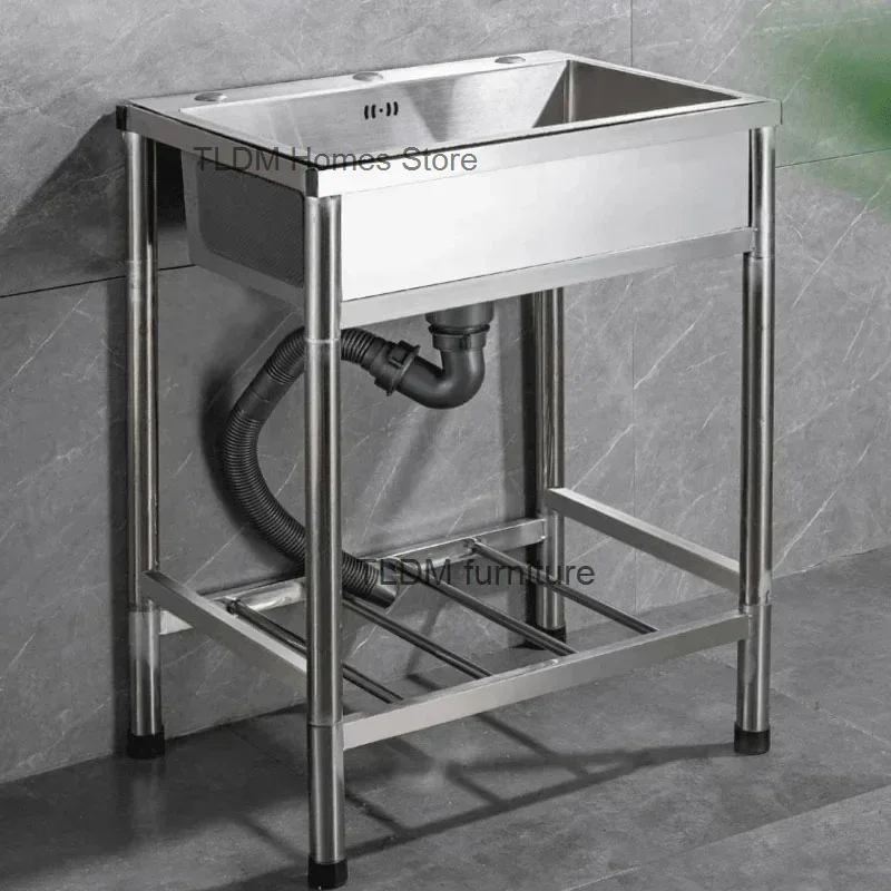 Stainless Steel Kitchen Sinks Thickened Modern Commercial Hand Washing Sinks for Restaurant Home Multifunctional Kitchen Sink
Stainless Steel Kitchen Sinks Thickened Modern Commercial Hand Washing Sinks for Restaurant Home Multifunctional Kitchen Sink