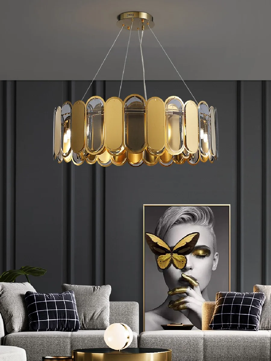 Postmodern Luxury LED Crystal Chandelier For Living Room Bedroom Kitchen Hanging Lamp Simple Creative Stainless Steel Luminaires
Postmodern Luxury LED Crystal Chandelier For Living Room Bedroom Kitchen Hanging Lamp Simple Creative Stainless Steel Luminaires