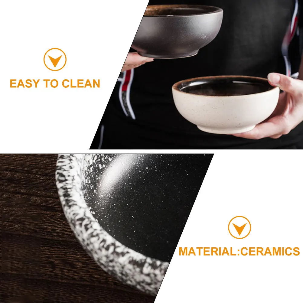 Набор из 3 керамических мисок для супа и лапши в японском стиле, с широким горлышком, утолщенная конструкция, для салатов, пасты, круп и других блюд
Набор из 3 керамических мисок для супа и лапши в японском стиле, с широким горлышком, утолщенная конструкция, для салатов, пасты, круп и других блюд