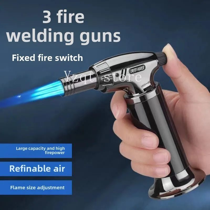 large firepower three fire direct punch spray gun welding gun metal lighter outdoor barbecue moxibustion kitchen
large firepower three fire direct punch spray gun welding gun metal lighter outdoor barbecue moxibustion kitchen