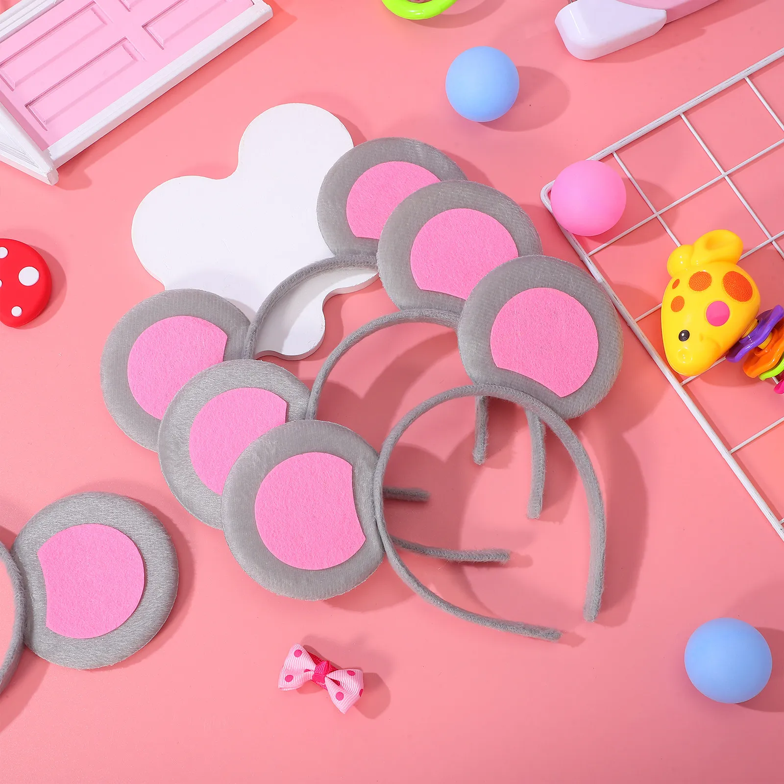 6Pcs Mouse Ears Headband Adult Women Fabric Cartoon Hair Band Cute Festival Party Cosplay Accessory Funny Headbands for Girls
6Pcs Mouse Ears Headband Adult Women Fabric Cartoon Hair Band Cute Festival Party Cosplay Accessory Funny Headbands for Girls