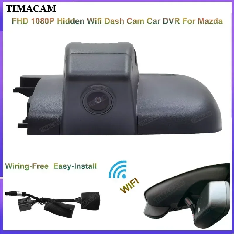 TIMACAM HD 1080P Wi-Fi Plug and Play Автомобильный видеорегистратор для Mazda 6, автомобильный видеорегистратор для Mazda Atenza 2018 2019 2020 2021 2022
TIMACAM HD 1080P Wi-Fi Plug and Play Автомобильный видеорегистратор для Mazda 6, автомобильный видеорегистратор для Mazda Atenza 2018 2019 2020 2021 2022