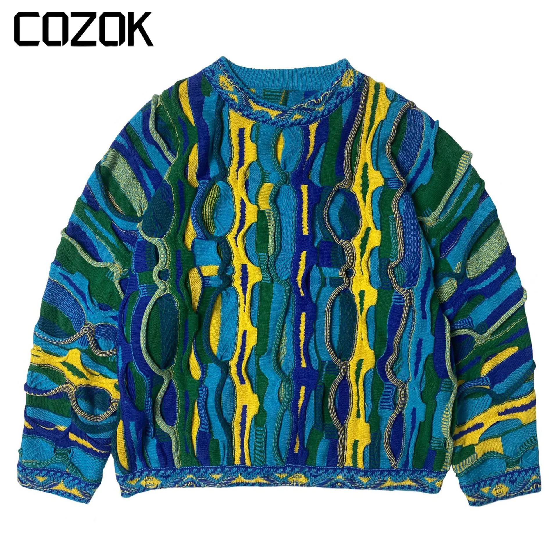 Kapital Hirata Hiroshi Vintage Contrast Bitter Melon Pattern Knitwear Flower and Color Pullover Heavy Duty Ethnic Japan Sweaters
Kapital Hirata Hiroshi Vintage Contrast Bitter Melon Pattern Knitwear Flower and Color Pullover Heavy Duty Ethnic Japan Sweaters