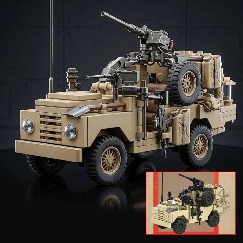 qwert Desert Off-Road Vehicle Model MOC Building Bricks War Equipment Modular Technology Gift Holiday Assemble Children Toy Suit
qwert Desert Off-Road Vehicle Model MOC Building Bricks War Equipment Modular Technology Gift Holiday Assemble Children Toy Suit