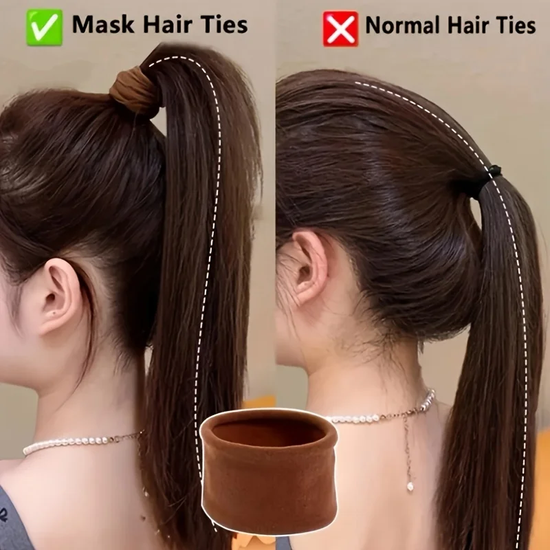 15-Pack High-Elastic Solid Color Hair Ties, Ultra-Wide Seamless Hair Bands, Premium Hair Accessories That Don'T Damage Hair, Elastic Bands for Girls to Tie High Ponytails, Mask-Grade Hair Ties
15-Pack High-Elastic Solid Color Hair Ties, Ultra-Wide Seamless Hair Bands, Premium Hair Accessories That Don'T Damage Hair, Elastic Bands for Girls to Tie High Ponytails, Mask-Grade Hair Ties