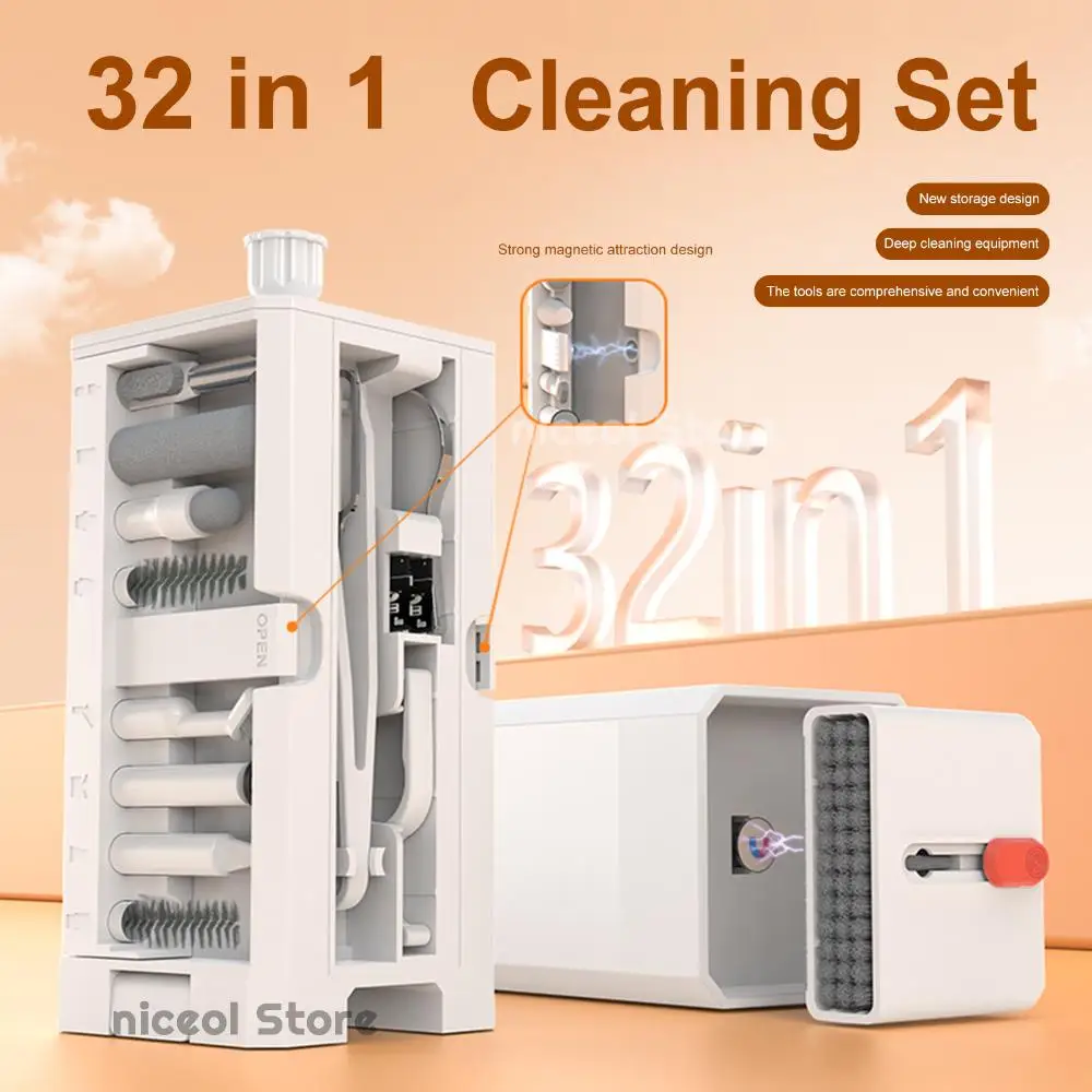 All-in-One PC Accessories Electronic Cleaner Kit Multi-Function Laptop Cleaner Tool Lightweight for MacBook iPad iPhone Camera
All-in-One PC Accessories Electronic Cleaner Kit Multi-Function Laptop Cleaner Tool Lightweight for MacBook iPad iPhone Camera