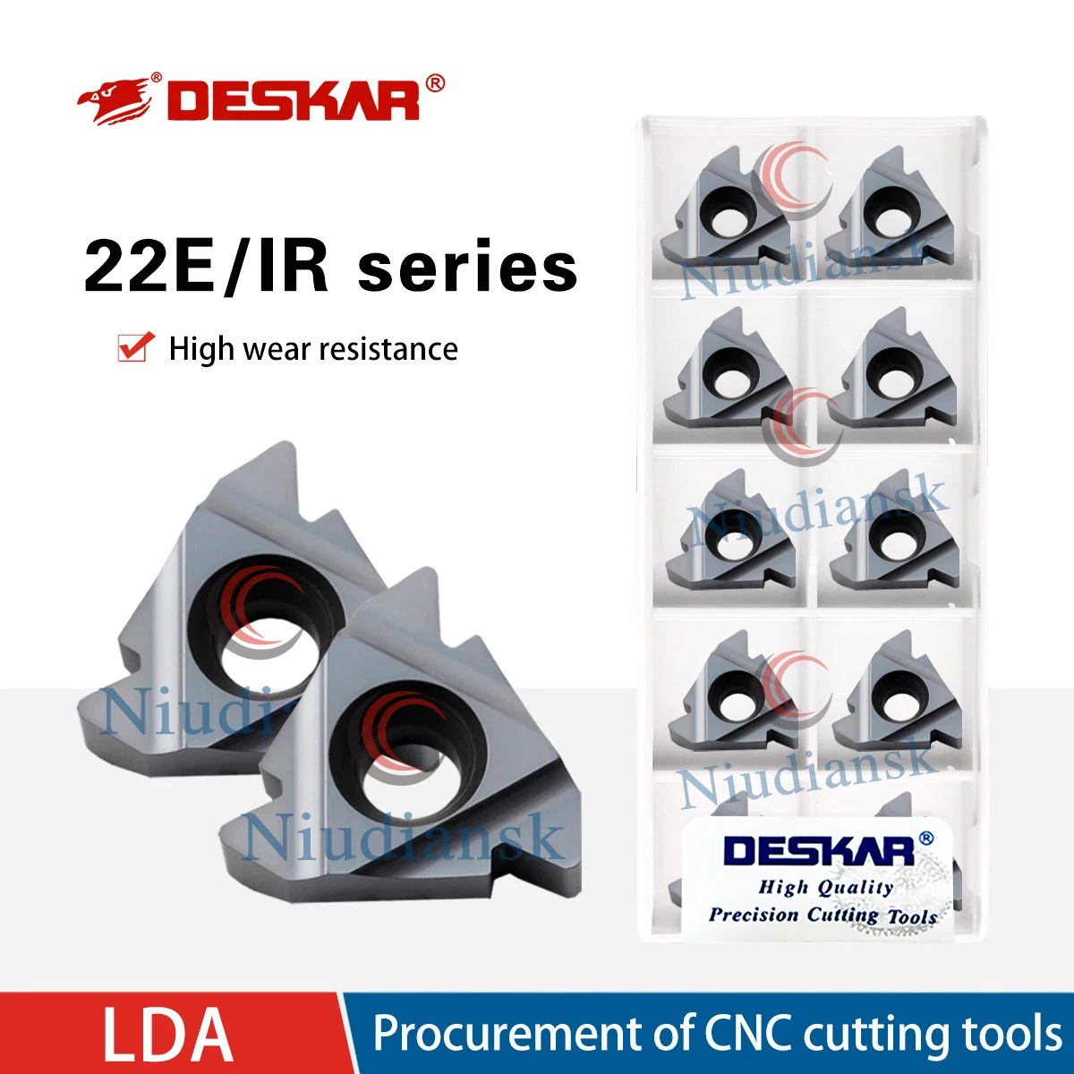 Threaded Inserts 22ER/22IR N55 N60 3.5ISO 6.0ISO LDA Large Internal And External CNC Lathe Threads Tools For Universal Material
Threaded Inserts 22ER/22IR N55 N60 3.5ISO 6.0ISO LDA Large Internal And External CNC Lathe Threads Tools For Universal Material