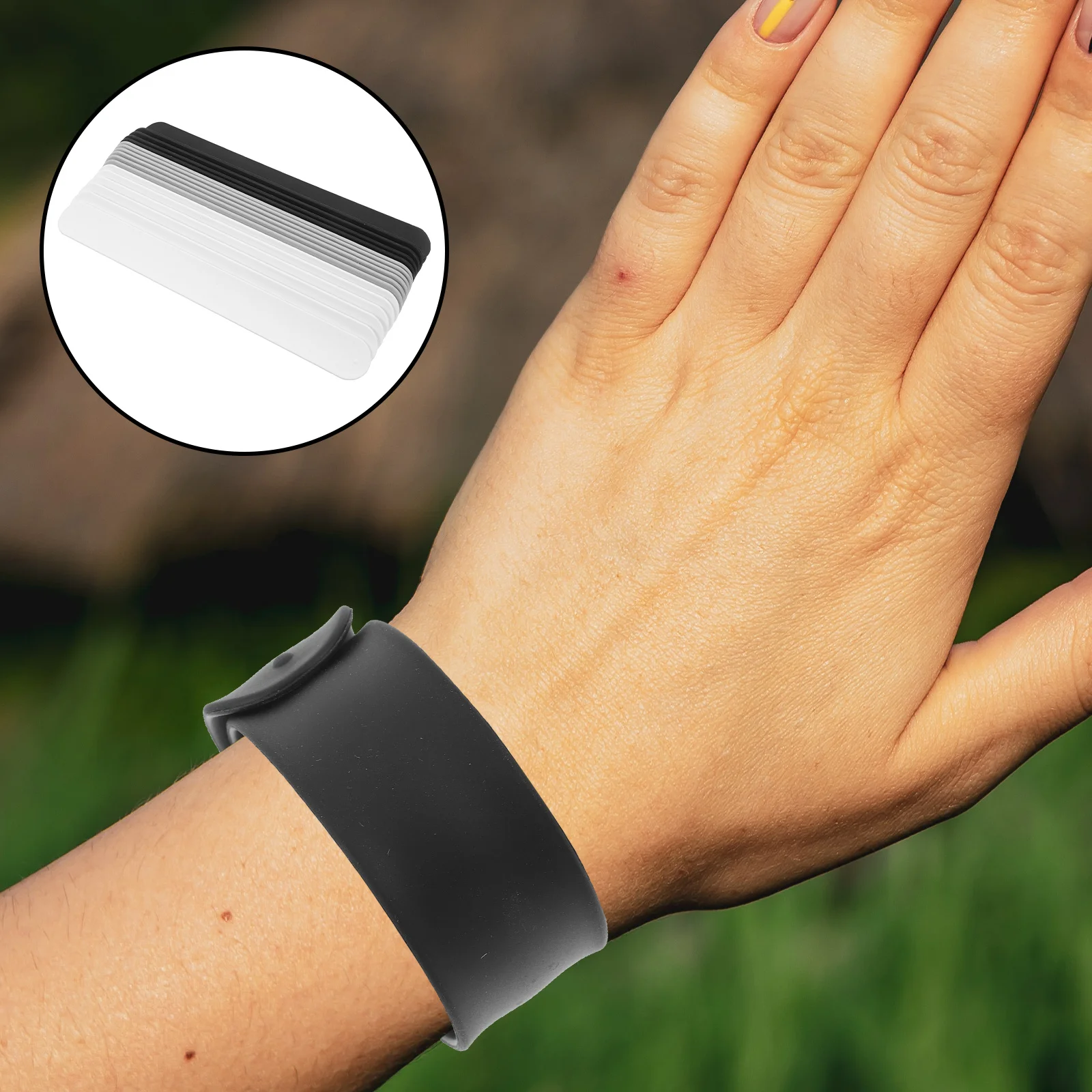 18pcs Silicone Slap Bracelets Reusable Cable Ties Wrapping Paper Roll Holder Organizers For Home Office Kids Party Favors Snap
18pcs Silicone Slap Bracelets Reusable Cable Ties Wrapping Paper Roll Holder Organizers For Home Office Kids Party Favors Snap