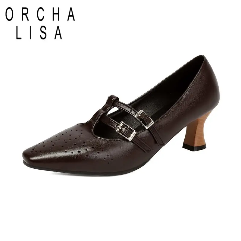ORCHA LISA Green Women Pumps Square Toe 5.5cm Kitten Heels Double Belt Buckles Plus Size 43 44 45 Breathable Lady Dating Shoes
ORCHA LISA Green Women Pumps Square Toe 5.5cm Kitten Heels Double Belt Buckles Plus Size 43 44 45 Breathable Lady Dating Shoes