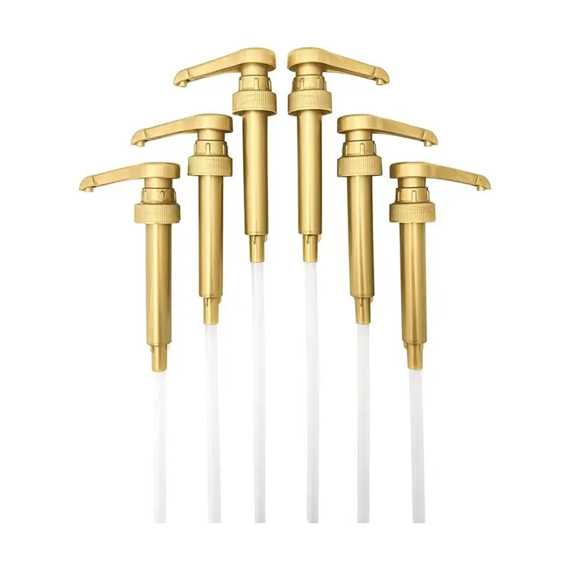 ABUH-Pump Head Plastic Gold Syrup Pump Head Pump Head Kitchen Coffee Bar Tools Fits 750 Ml Torani, Davinci Bottles (Plastic)
ABUH-Pump Head Plastic Gold Syrup Pump Head Pump Head Kitchen Coffee Bar Tools Fits 750 Ml Torani, Davinci Bottles (Plastic)