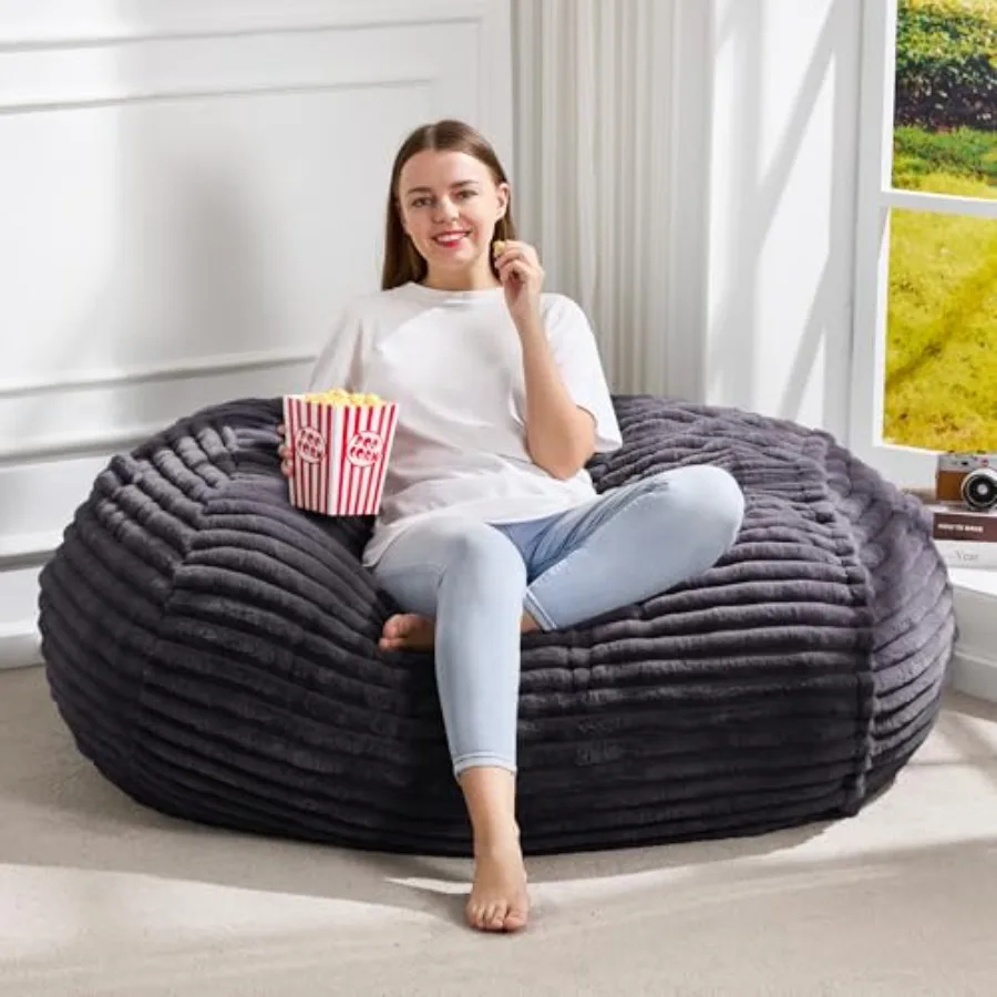3Feet Bean Bag Chairs Adult Bean Bag with Portable Handle Comfy Large Bean Bag Chair with Removable Cover for Living Room Bedro
3Feet Bean Bag Chairs Adult Bean Bag with Portable Handle Comfy Large Bean Bag Chair with Removable Cover for Living Room Bedro