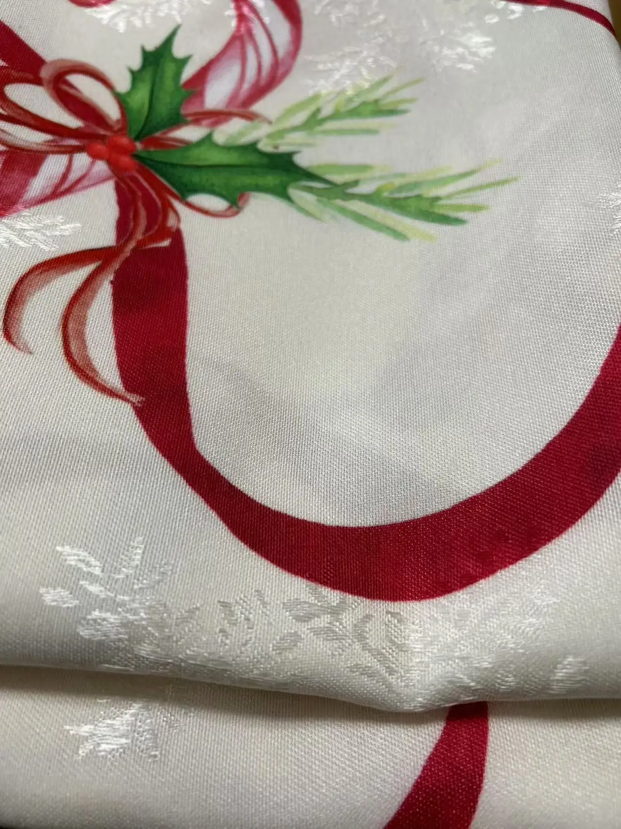 American Style Polyester Christmas Pink Ribbon Tablecloth Rectangular Surface Printed Pattern Tea Table Cloth Home Textile
American Style Polyester Christmas Pink Ribbon Tablecloth Rectangular Surface Printed Pattern Tea Table Cloth Home Textile