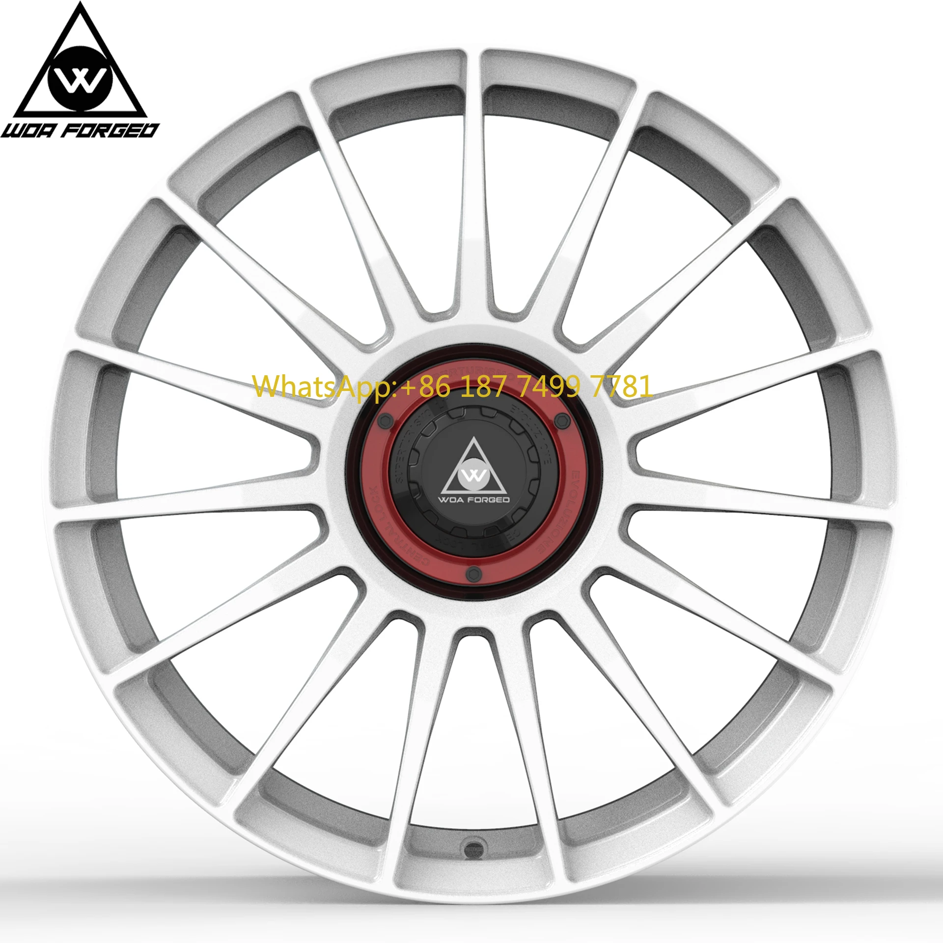 WOA FORGED Custom Multi Spoke Aluminum Alloy Lightweight White Forged Passenger Car Wheel Racing Rim for oz Racing 5x114.3
WOA FORGED Custom Multi Spoke Aluminum Alloy Lightweight White Forged Passenger Car Wheel Racing Rim for oz Racing 5x114.3
