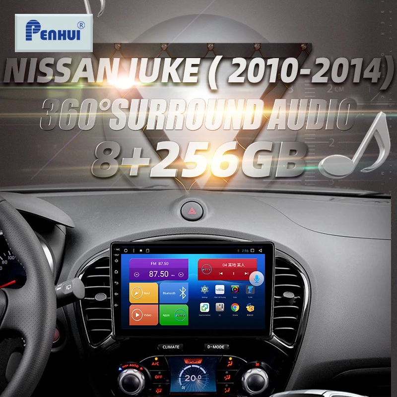 Автомагнитола для Nissan Juke (2010-2014), мультимедийный видеоплеер с GPS-навигацией, Android, 2 din
Автомагнитола для Nissan Juke (2010-2014), мультимедийный видеоплеер с GPS-навигацией, Android, 2 din
