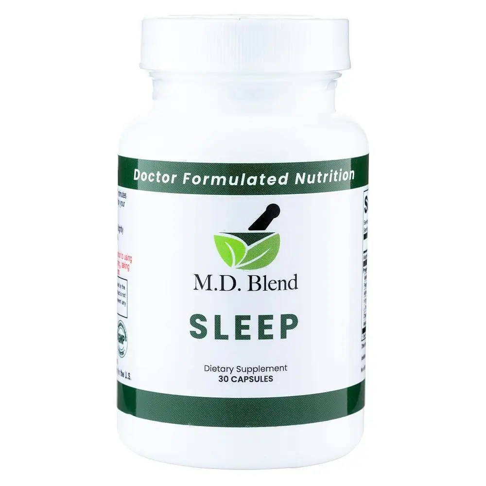 Sleep - Natural Supplement With L-Theanine, Ashwagandha, Magnesium, Valerian Root, Melatonin - Non-Habit Forming Formula For
Sleep - Natural Supplement With L-Theanine, Ashwagandha, Magnesium, Valerian Root, Melatonin - Non-Habit Forming Formula For