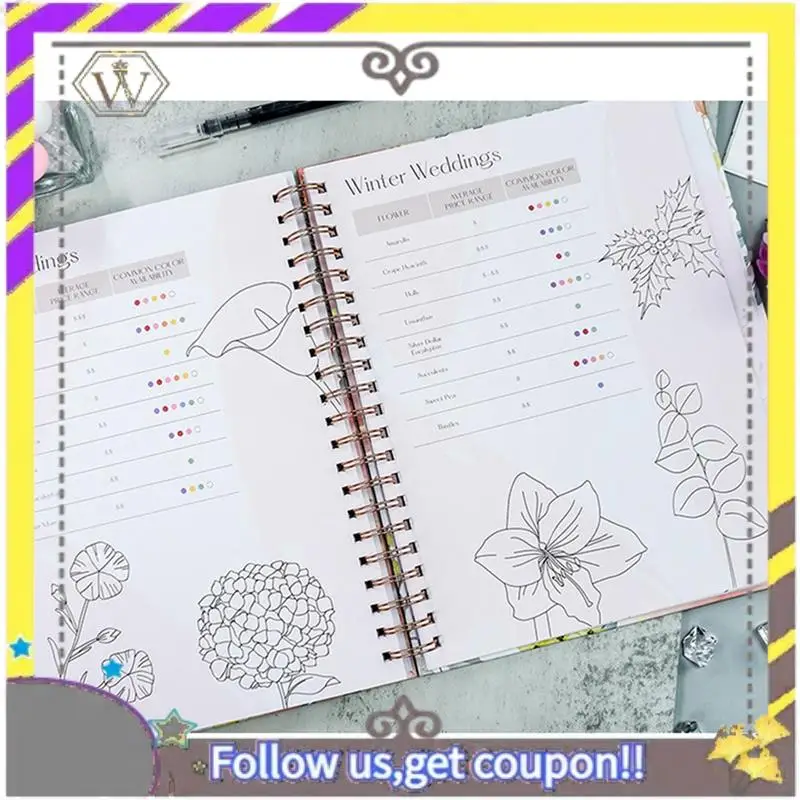 New Wedding Planner For Bride - Planning Book And Organizer, Bridal Binder With Countdown Calendar Valentine's Day Gift Easy To
New Wedding Planner For Bride - Planning Book And Organizer, Bridal Binder With Countdown Calendar Valentine's Day Gift Easy To