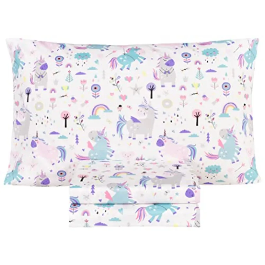 Cute Flower Rainbow 100% Cotton Cozy Twin Bed Sheet Set Flat Sheet and Fitted Sheet and Pillowcase Natural Bedding Set Twin
Cute Flower Rainbow 100% Cotton Cozy Twin Bed Sheet Set Flat Sheet and Fitted Sheet and Pillowcase Natural Bedding Set Twin