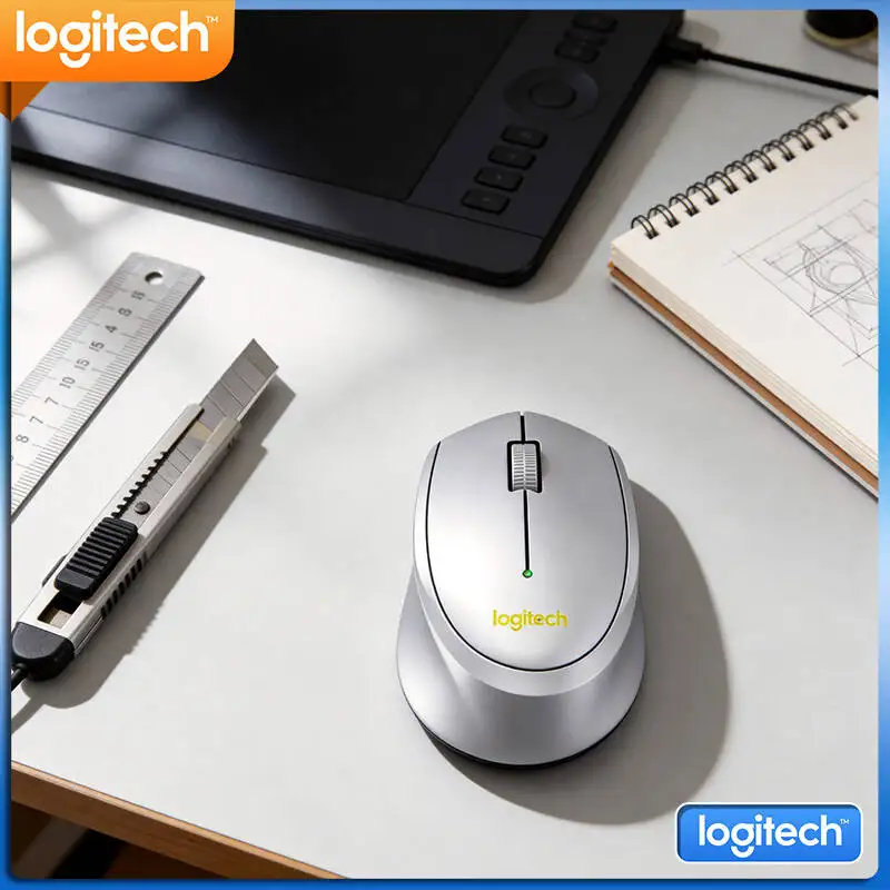Logitech M330 Silent Plus Wireless Mouse 2.4G USB Receiver Ergonomic Shape Gentle Slim for Desktop Office Laptop Desk
Logitech M330 Silent Plus Wireless Mouse 2.4G USB Receiver Ergonomic Shape Gentle Slim for Desktop Office Laptop Desk