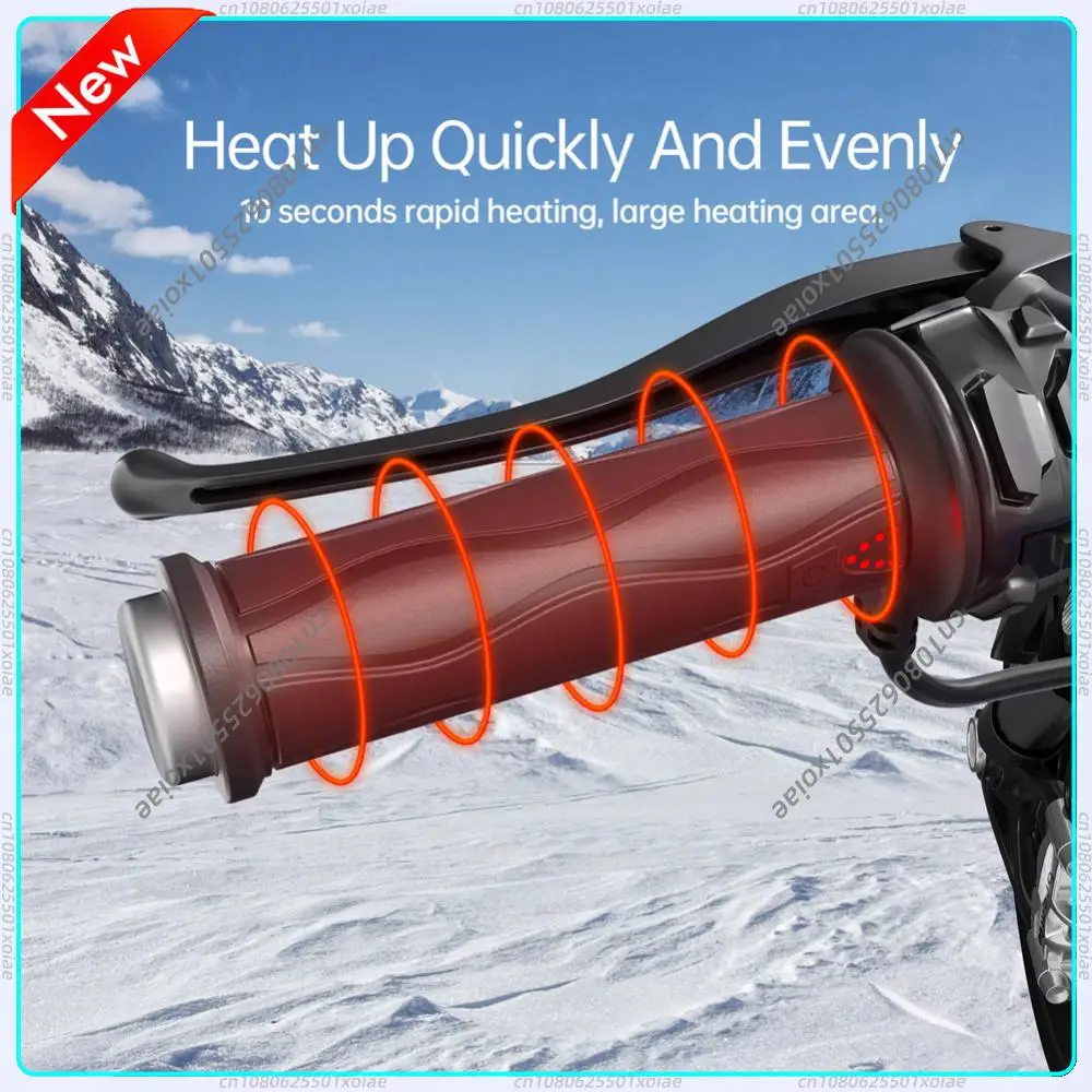 DC 12V Motorcycle Hand Heated Grips 5-Gear Scooter Bar Hand Warmer Silicone Adjustable Hot Grip Handle Smart Temperature Control
DC 12V Motorcycle Hand Heated Grips 5-Gear Scooter Bar Hand Warmer Silicone Adjustable Hot Grip Handle Smart Temperature Control