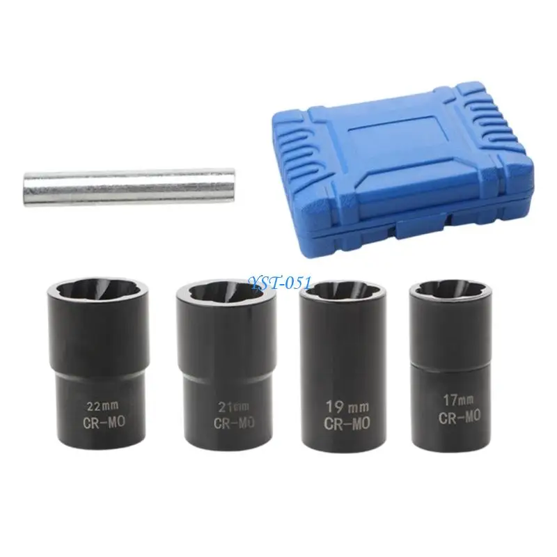 E15A Damaged Screw Extractors Tool Nut Remover For Auto Repair With Storage Case
E15A Damaged Screw Extractors Tool Nut Remover For Auto Repair With Storage Case