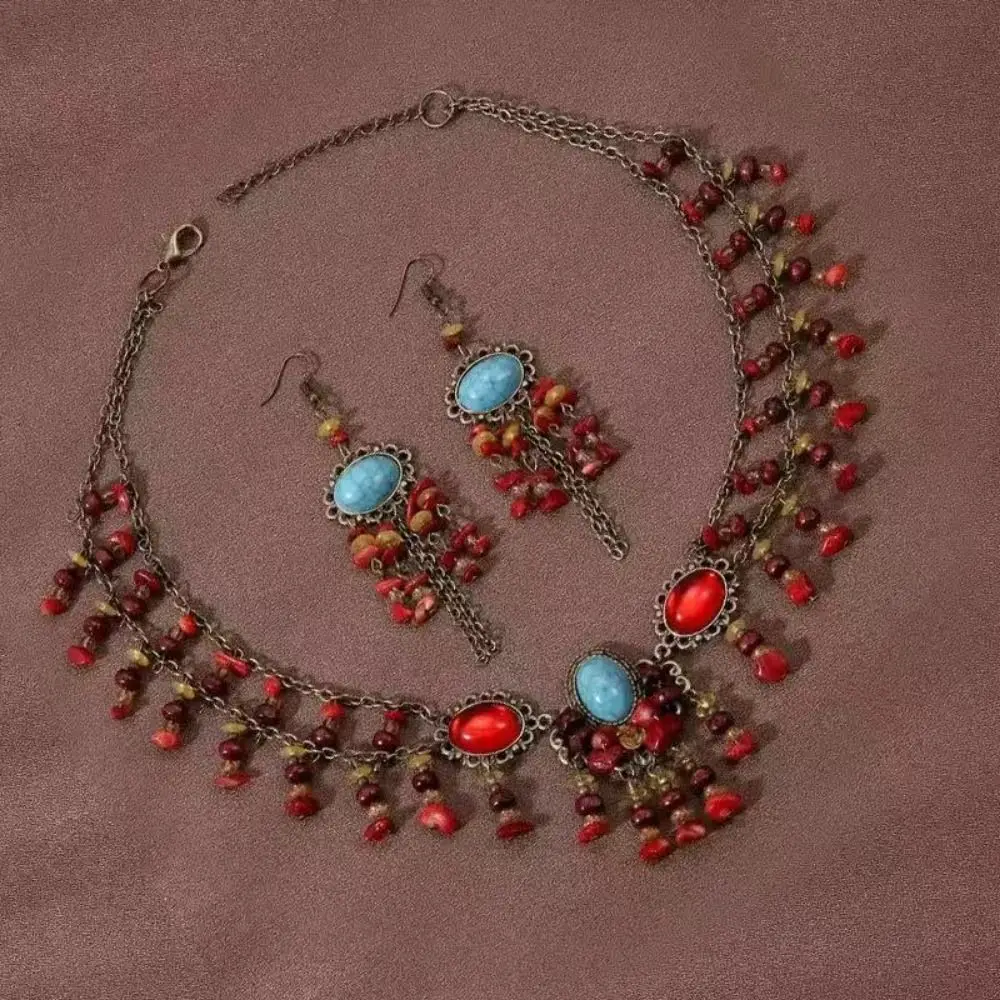 Vintage Ethnic Style Head Chain Multicolors Beads Bohemian Styles Festival Forehead Chain Handcrafted Tibetan Style
Vintage Ethnic Style Head Chain Multicolors Beads Bohemian Styles Festival Forehead Chain Handcrafted Tibetan Style