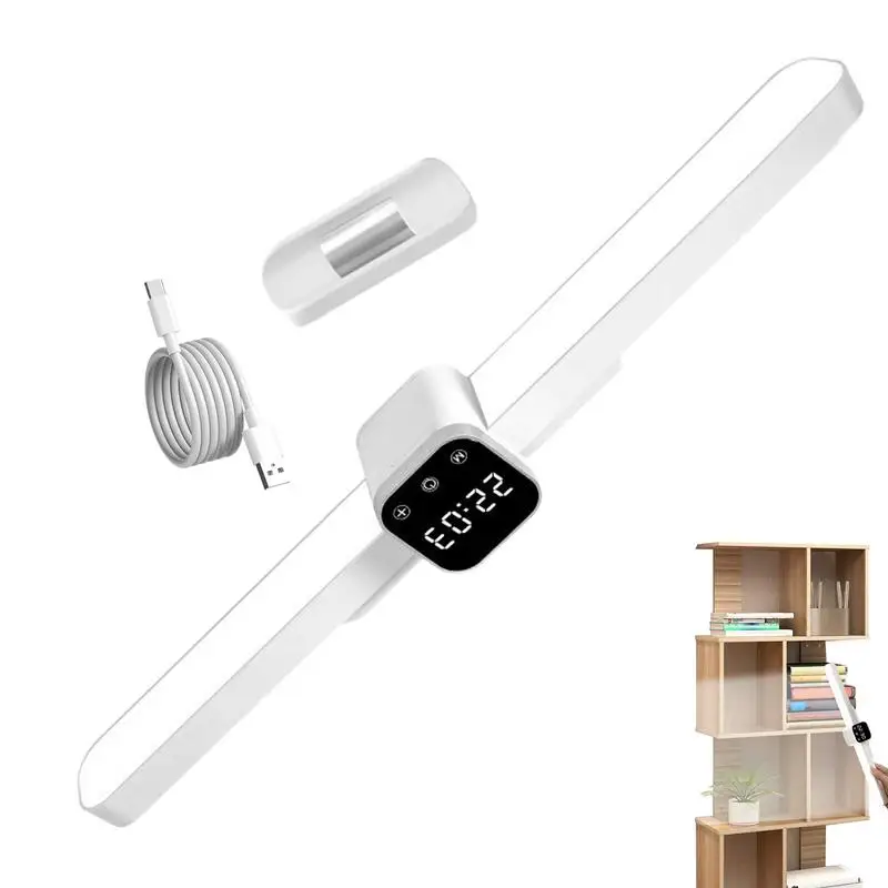 Magnetic Under Cabinet Lighting Study Lamp 3 Color Temperature Under Cabinet Lights LED Closet Lamp With Clock For Kitchen
Magnetic Under Cabinet Lighting Study Lamp 3 Color Temperature Under Cabinet Lights LED Closet Lamp With Clock For Kitchen