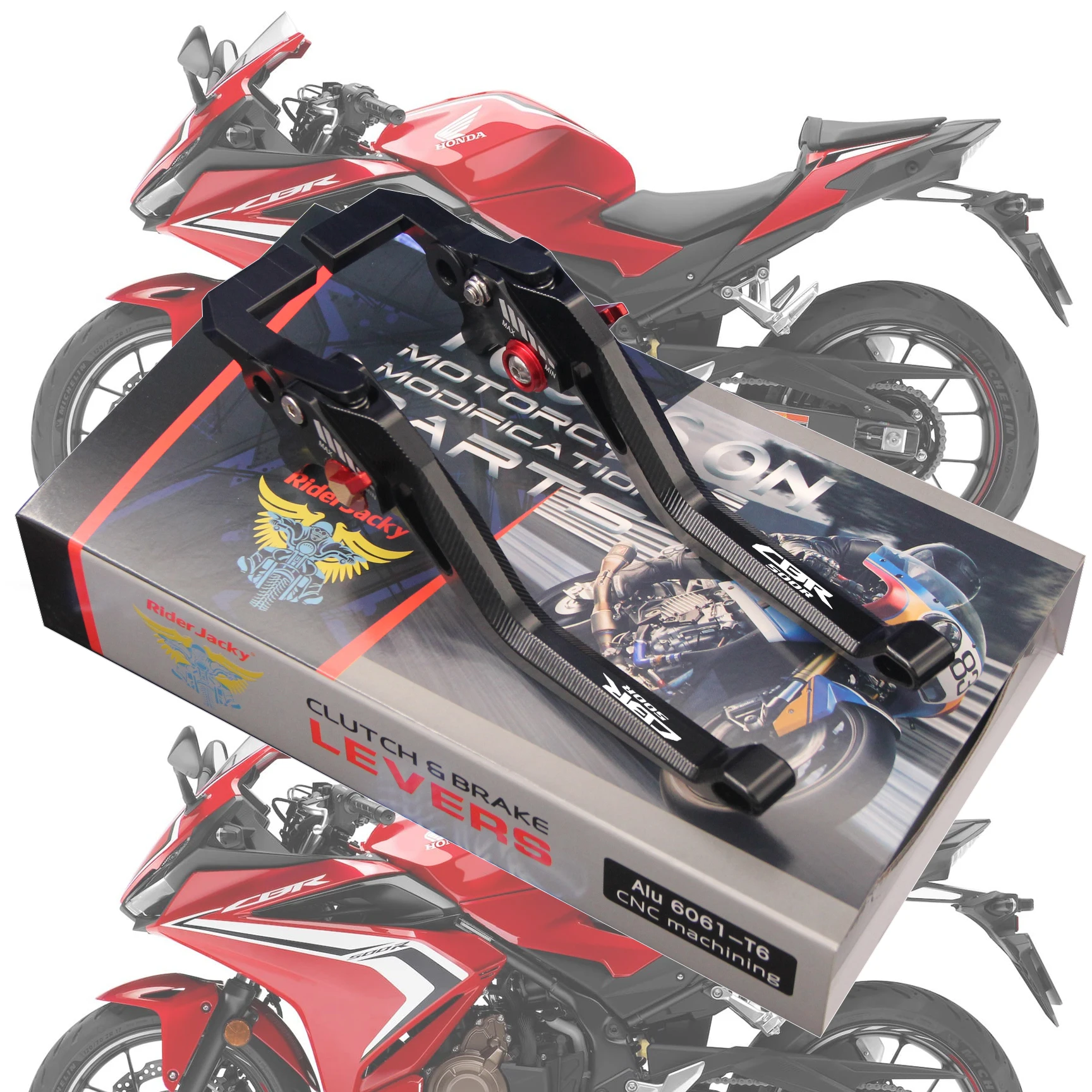 For Honda CBR500R/CB500F/X 2013-2021 2018 2019 2020 CBR 500R Adjustable 3D Rhombus Hollow Long Motorcycle Brake Clutch Levers
For Honda CBR500R/CB500F/X 2013-2021 2018 2019 2020 CBR 500R Adjustable 3D Rhombus Hollow Long Motorcycle Brake Clutch Levers