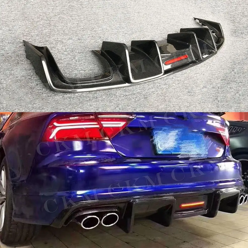CKMUUER Carbon Fiber Car Accessories Rear Bumper Lip Diffuser Extension Covers For Audi S7 Sline Sport 2012-2015 Rear Diffuser
CKMUUER Carbon Fiber Car Accessories Rear Bumper Lip Diffuser Extension Covers For Audi S7 Sline Sport 2012-2015 Rear Diffuser