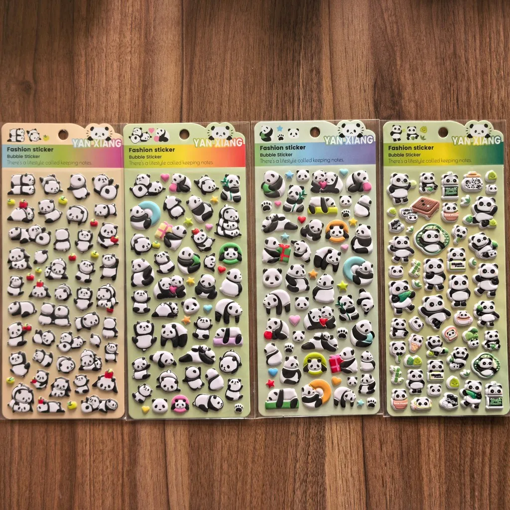 4 Packs 3D Panda Fashion Cute Stickers - Waterproof Decorative Material for Journals, Daily Gadgets & Laptop Anime Worlds Store
4 Packs 3D Panda Fashion Cute Stickers - Waterproof Decorative Material for Journals, Daily Gadgets & Laptop Anime Worlds Store