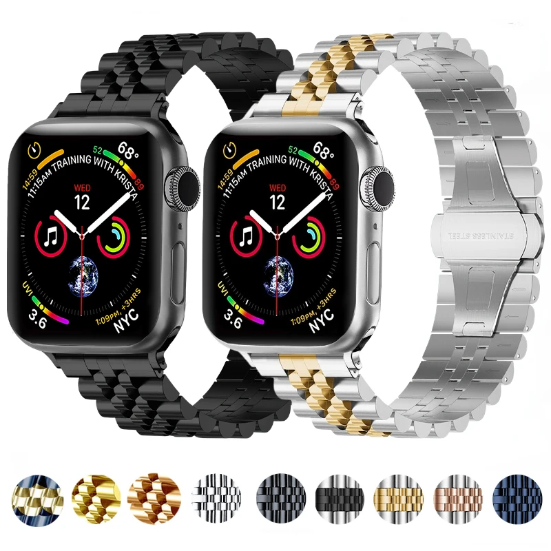 Metal Strap For Apple Watch Band Ultra 49mm 8 7 45mm 41mm 44mm 42mm 40mm 38mm Men/Women Bracelet Belt For iWatch 6 5 4 SE Correa
Metal Strap For Apple Watch Band Ultra 49mm 8 7 45mm 41mm 44mm 42mm 40mm 38mm Men/Women Bracelet Belt For iWatch 6 5 4 SE Correa
