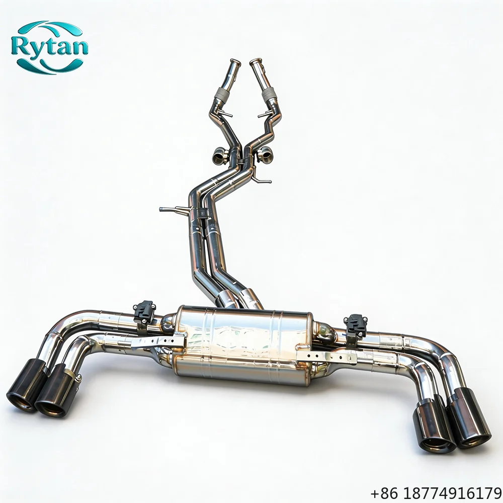 Valved Stainless Steel Valvetronic Exhaust Pipe System Catback for 4.0T or V6 TT E3 2019 (9Y0) 2.9T
Valved Stainless Steel Valvetronic Exhaust Pipe System Catback for 4.0T or V6 TT E3 2019 (9Y0) 2.9T