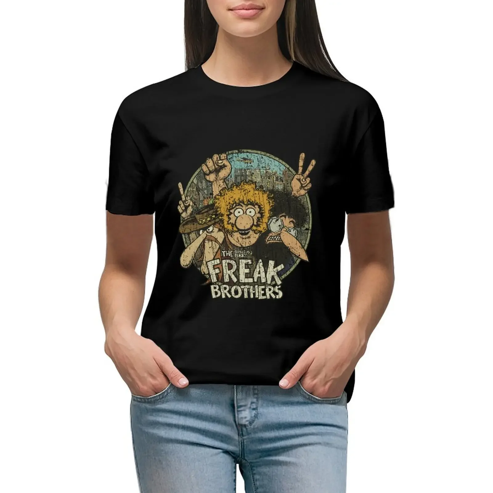 The Fabulous Furry Freak Brothers 1968 T-Shirt plus size tops blacks plus size t shirts for Women loose fit
The Fabulous Furry Freak Brothers 1968 T-Shirt plus size tops blacks plus size t shirts for Women loose fit