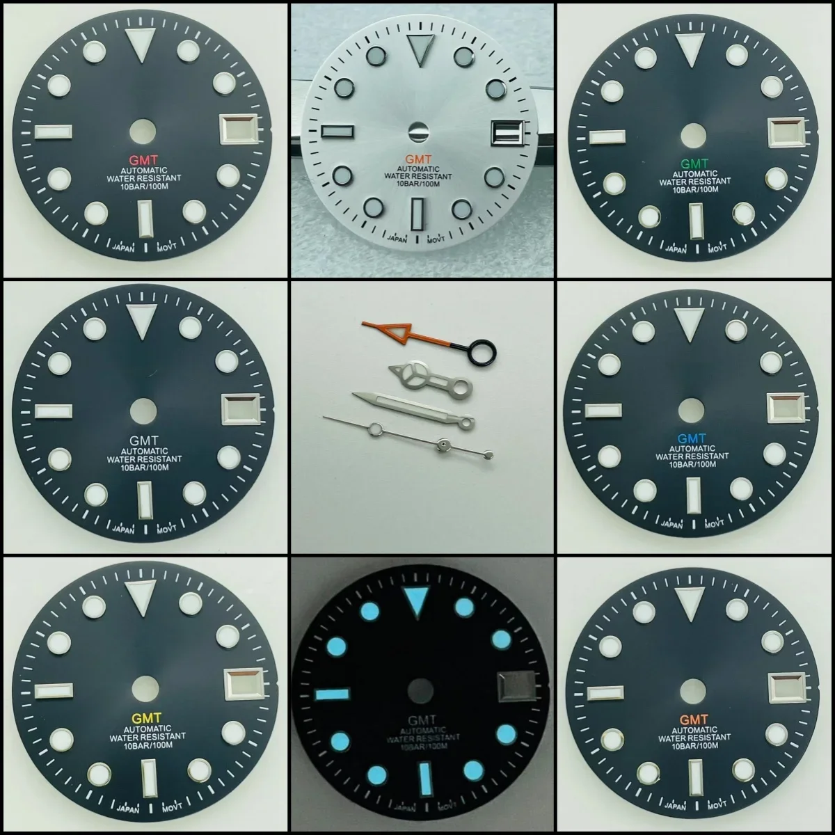 28.5mm S Dial Hands Needels For NH34/NH35/NH36 GMT Movement Watch Modification Accessories Date window Dial Face Replacements
28.5mm S Dial Hands Needels For NH34/NH35/NH36 GMT Movement Watch Modification Accessories Date window Dial Face Replacements
