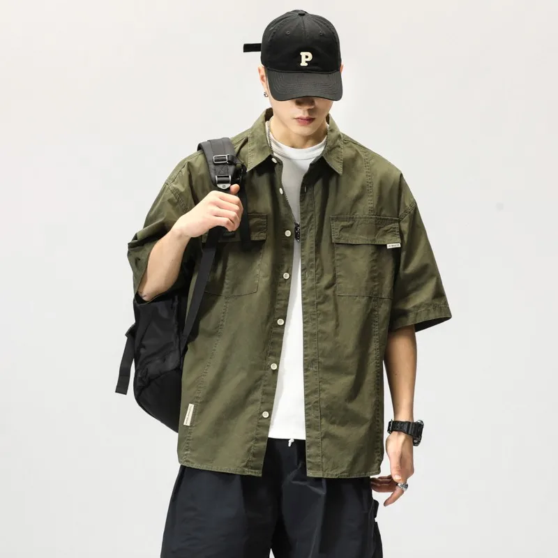 Japanese Sle Men's ort Sve Cotton irt een Faionable Streetwear f Sve Pure Cotton Top Youth Summer Casual
Japanese Sle Men's ort Sve Cotton irt een Faionable Streetwear f Sve Pure Cotton Top Youth Summer Casual