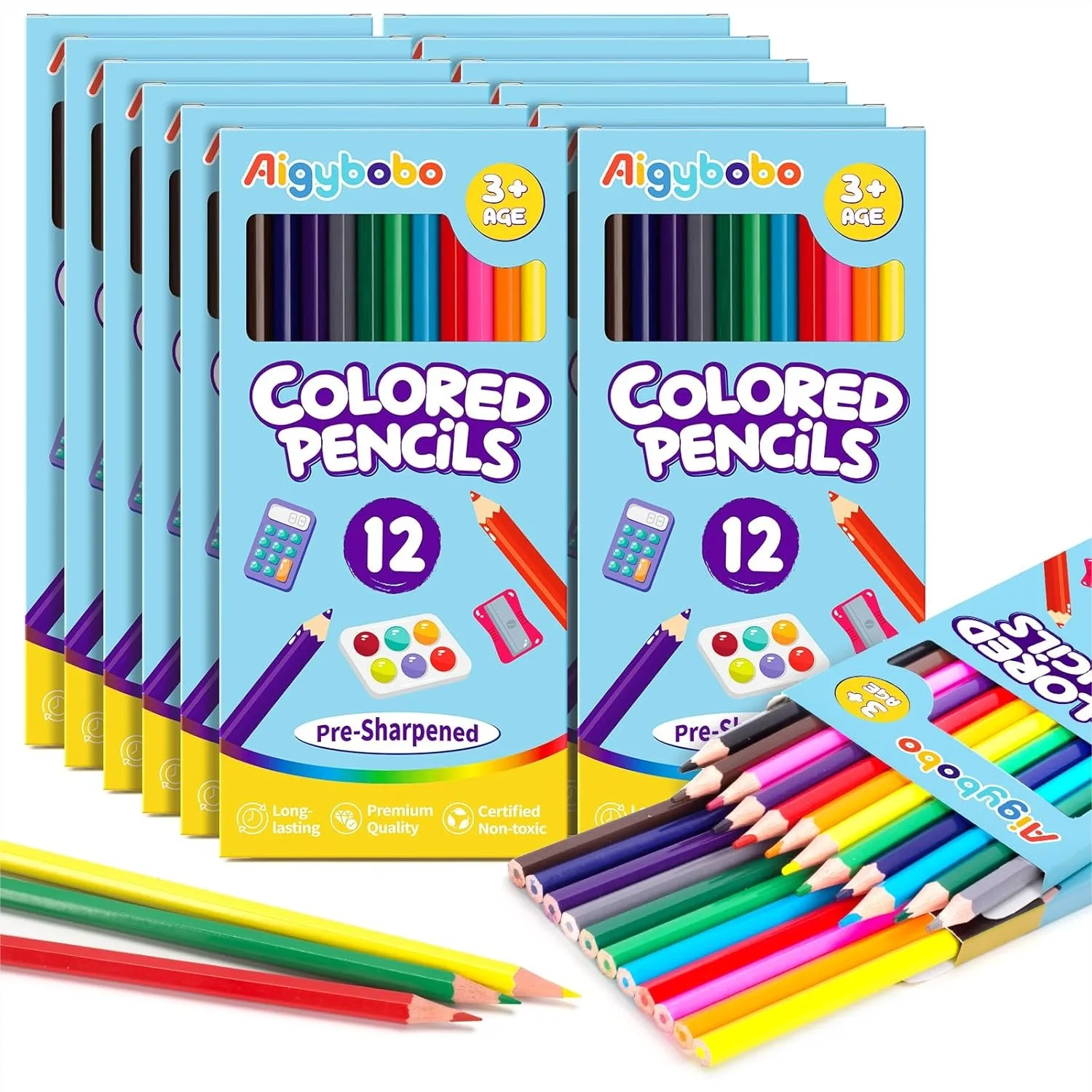144 Count Colored Pencils For Kids 12 Pack Bulk Pre Sharpened Vibrant Colors School Supplies For Teachers Classroom Prizes Art Supplies For Adults
144 Count Colored Pencils For Kids 12 Pack Bulk Pre Sharpened Vibrant Colors School Supplies For Teachers Classroom Prizes Art Supplies For Adults