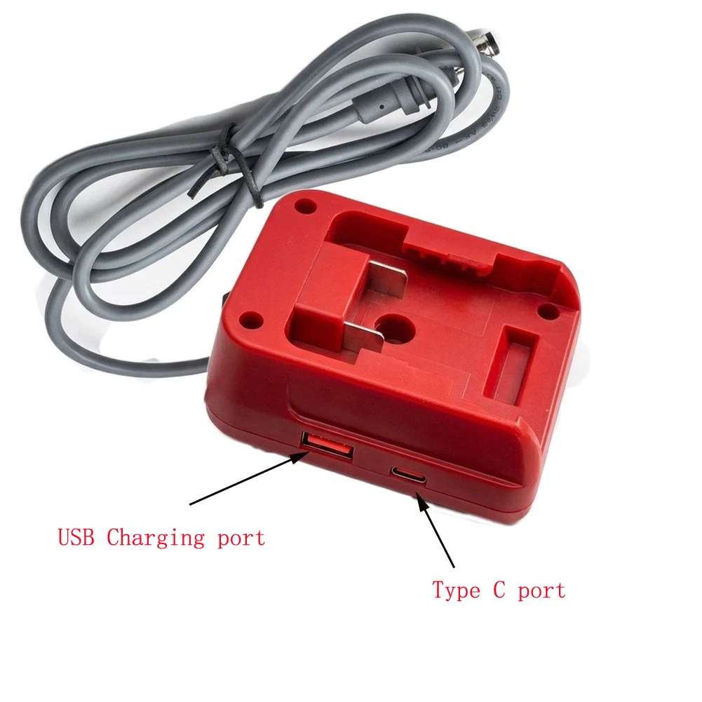 Адаптер для аккумулятора 18В с кабелем постоянного тока для MWQ, двойные USB/A/C порты, быстрая зарядка 18Вт, аксессуар для инструментов
Адаптер для аккумулятора 18В с кабелем постоянного тока для MWQ, двойные USB/A/C порты, быстрая зарядка 18Вт, аксессуар для инструментов
