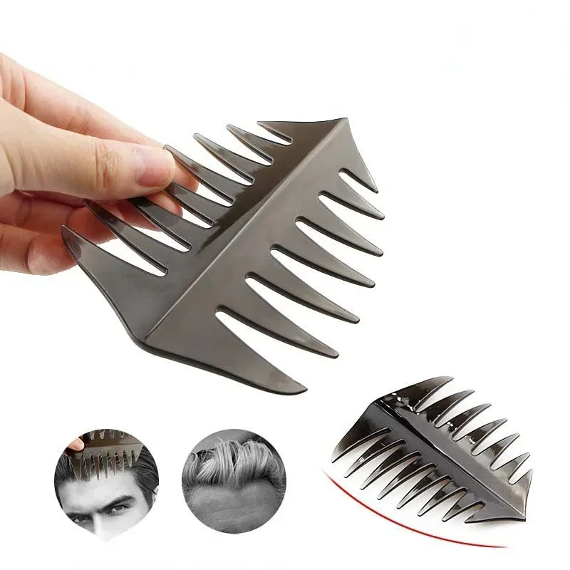 Men Retro Back Head Style Wide Tooth Texture Double Side Insert Oil Head Comb, 1pcs Beard Stenciled Rectangular
Men Retro Back Head Style Wide Tooth Texture Double Side Insert Oil Head Comb, 1pcs Beard Stenciled Rectangular