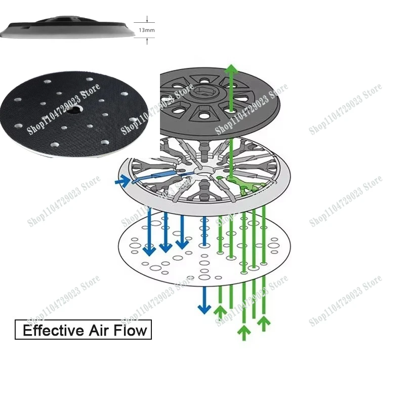 Factory Direct High Quality 6 " (150mm) Silicon Carbide Hook & Loop Polishing Pad with 17 Hole Rotary Back Pad for Sand Discs
Factory Direct High Quality 6 " (150mm) Silicon Carbide Hook & Loop Polishing Pad with 17 Hole Rotary Back Pad for Sand Discs