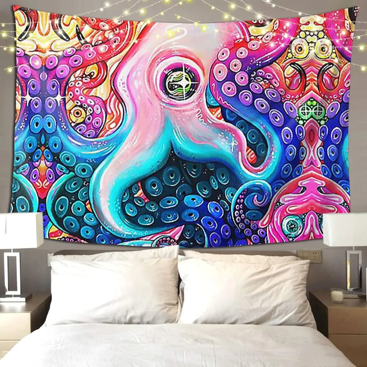 Блестящий гобелен Octopus U, забавные настенные украшения для дома, гобелены для гостиной, спальни
Блестящий гобелен Octopus U, забавные настенные украшения для дома, гобелены для гостиной, спальни